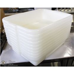 ON CHOICE: (L) TOTE BOX - LOT OF 10 NATURAL COLOUR