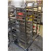 Image 2 : STAINLESS 3 TIER TRAY RACK 44" X 24" X 60".