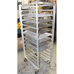 TRAY RACK WITH TRAYS