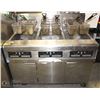 Image 1 : FRYMASTER 6 BASKET GAS DEEP FRYER WITH BASKETS