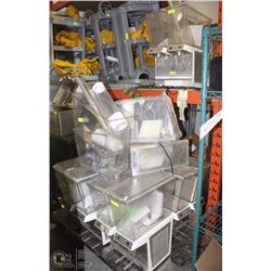 LOT OF 5 DOUBLE HEAD JETSPRAY JUICERS WITH SPARE