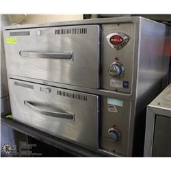 WELLS RWD-2, 2 DRAWER WARMER.