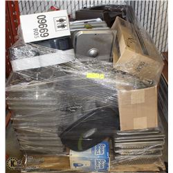 PALLET WITH OVER 60 INSERTS, BAKING SHEETS, LIDS