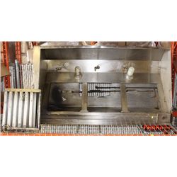 76" QUEST STAINLESS STEEL HOOD VENT