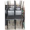 Image 1 : LOT OF 10 BLACK LOW BACK CHAIRS