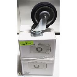 ON CHOICE:4 NEW CASTORS - 2 LOCKING, 2 NON-LOCKING