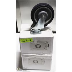 ON CHOICE:4 NEW CASTORS - 2 LOCKING, 2 NON-LOCKING