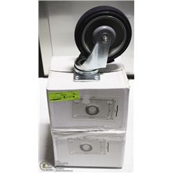 ON CHOICE:4 NEW CASTORS - 2 LOCKING, 2 NON-LOCKING