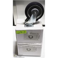 NEW CASTORS NON-LOCKING WITH 4"