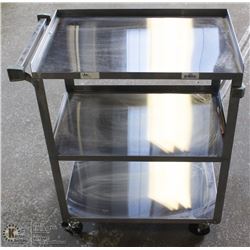 24" X 15" STAINLESS STEEL CART - NEW