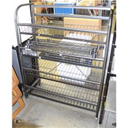 52" HIGH COMMERCIAL PRODUCT DISPLAY RACK WITH