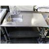 Image 1 : STAINLESS STEEL SINGLE BAY SINK WITH PREP STATION