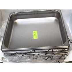 LOT OF 6 - NEW STEAM PANS JOHNSON ROSE