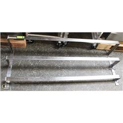 5FT 3 TIER COMMERCIAL PAN RACK WITH 5 DOUBLE HOOKS