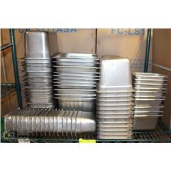 SHELF CONTAINING VARIOUS SIZE METAL INSERTS