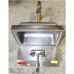 MKE SS SINGLE SINK INSERT WITH BACK SPLASH