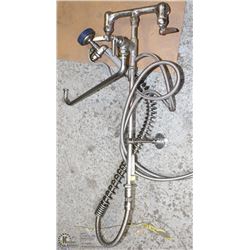 DISH PIT SPRING NOZZLE WITH EXTRA RINSE TAP