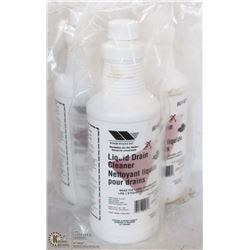3 BOTTLES OF LIQUID DRAIN CLEANER FOR FOOD, PLANT