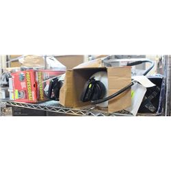 SHELF CONTAINING 3 MANUAL CHEMICAL SPRAYERS, 1