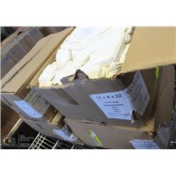 4 CASES OF REGULAR WHITE BIODEGRADABLE T-SHIRT