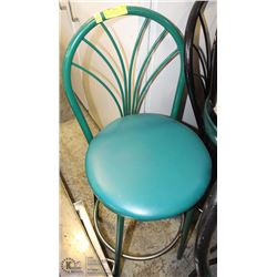 GROUP OF 15  TALL RESTAURANT CHAIRS & FOOT REST