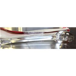 NEW 15" STAINLESS SLOTTED SPOONS - LOT OF 12