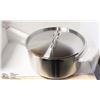 Image 1 : 7.5QT HEAVY DUTY SAUCE PAN INDUCTION CAPABLE - NEW