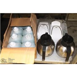 SHELF CONTENTS LOT WITH 8 FOAM SOAP REFILL