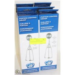 ON CHOICE: SET OF SIX PORTION SCOOPS