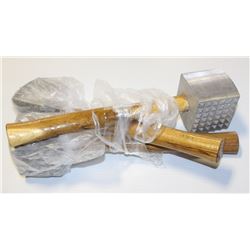 ON CHOICE:NEW MEAT MALLET TENDERIZERS - LOT OF 3