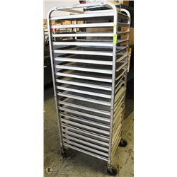 (ON CHOICE) 20 TIER BUN PAN RACK WITH TRAYS