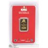 Image 1 : 5 GRAM GOLD BAR R.MC.