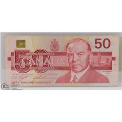 1988 CANADA $50 BANK NOTE