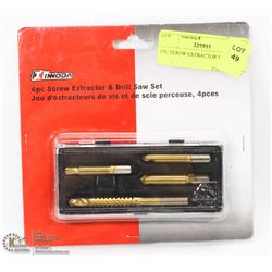 4PC SCREW EXTRACTOR SET.