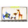Image 1 : ART GLASS ANIMAL FIGURES