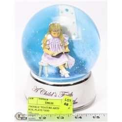 TWINKLE "FEATURE ARTIST" MUSIC BOX, PLAYS "GOD