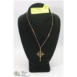 PARKLANE CROSS AND NECKLACE.