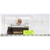 Image 1 : HAND BLOWN GLASS "VIKING LONGSHIP" IN A BOTTLE.