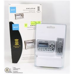 DELPHI XM RADIO RECEIVER AND VEHICLE KIT IN  BOX
