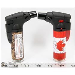 LOT OF 2 NEW REFILLABLE LIGHTERS - ON CHOICE