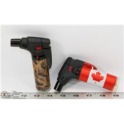 LOT OF 2 NEW REFILLABLE LIGHTERS - ON CHOICE