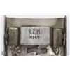 Image 2 : VINTAGE NAZI SS BELT BUCKLE STAMPED R.Z.M M34/2