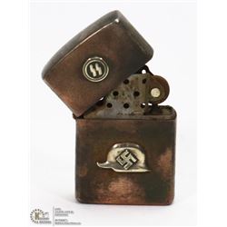 ZIPPO STYLE NAZI LIGHTER WITH RZM STAMPED ON