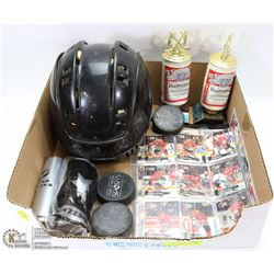 FLAT OF ASSORTED HOCKEY CARDS