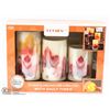 Image 1 : 3PK LED PILLAR CANDLES WITH TIMER