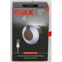NEW MAX SAFETY NIGHT LIGHT - SIMPLY PLUG IT IN!