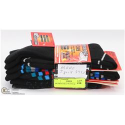 3PK MENS HEAT WAVE SOCKS