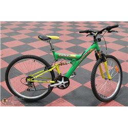 TRAX 21SP FULL SUSPENSION MOUNTAIN BIKE 26" TIRES