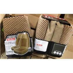 CASE WITH 2 PKS OF 2 LAWSON SEAT COVERS ON CHOICE