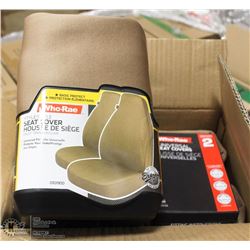 CASE WITH 2 PKS OF 2 FINLEY SEAT COVERS ON CHOICE